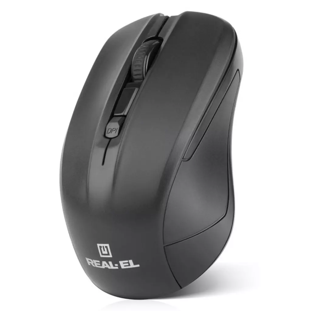 Мышка REAL-EL RM-307 Wireless Black - 6 Мышка REAL-EL RM-307 Wireless Black - 6