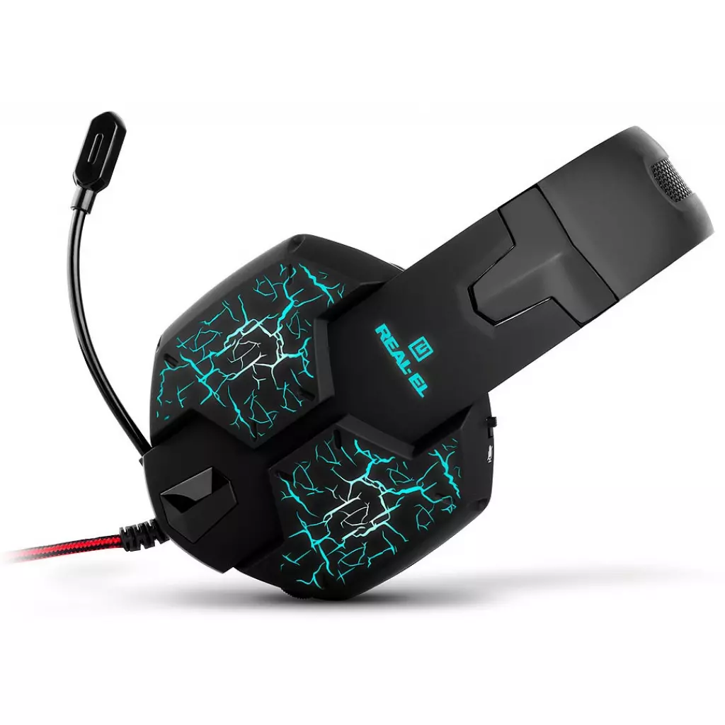 Наушники REAL-EL GDX-7750 Black-Red - 4