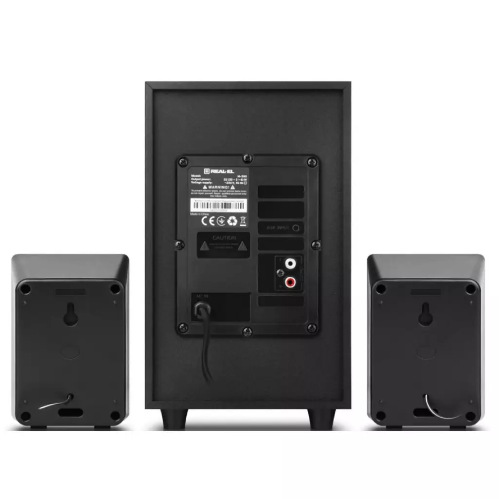 Акустическая система REAL-EL M-390 Black - 4 Акустическая система REAL-EL M-390 Black - 4