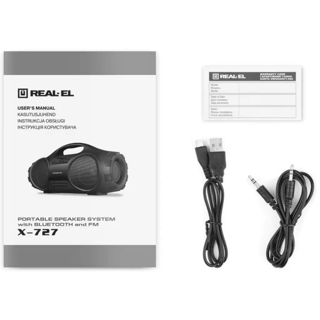 Акустическая система REAL-EL X-727 Black - 6 Акустическая система REAL-EL X-727 Black - 6