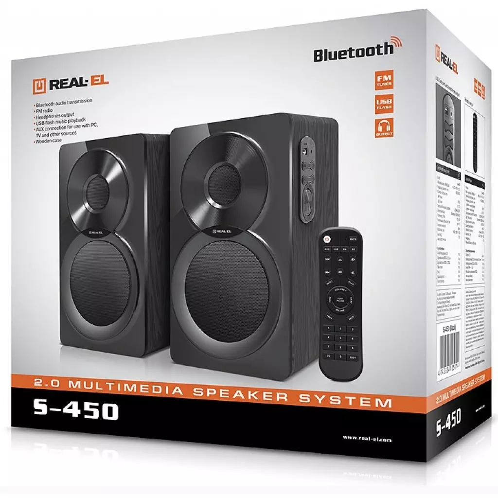 Акустическая система REAL-EL S-450 Black - 3 Акустическая система REAL-EL S-450 Black - 3