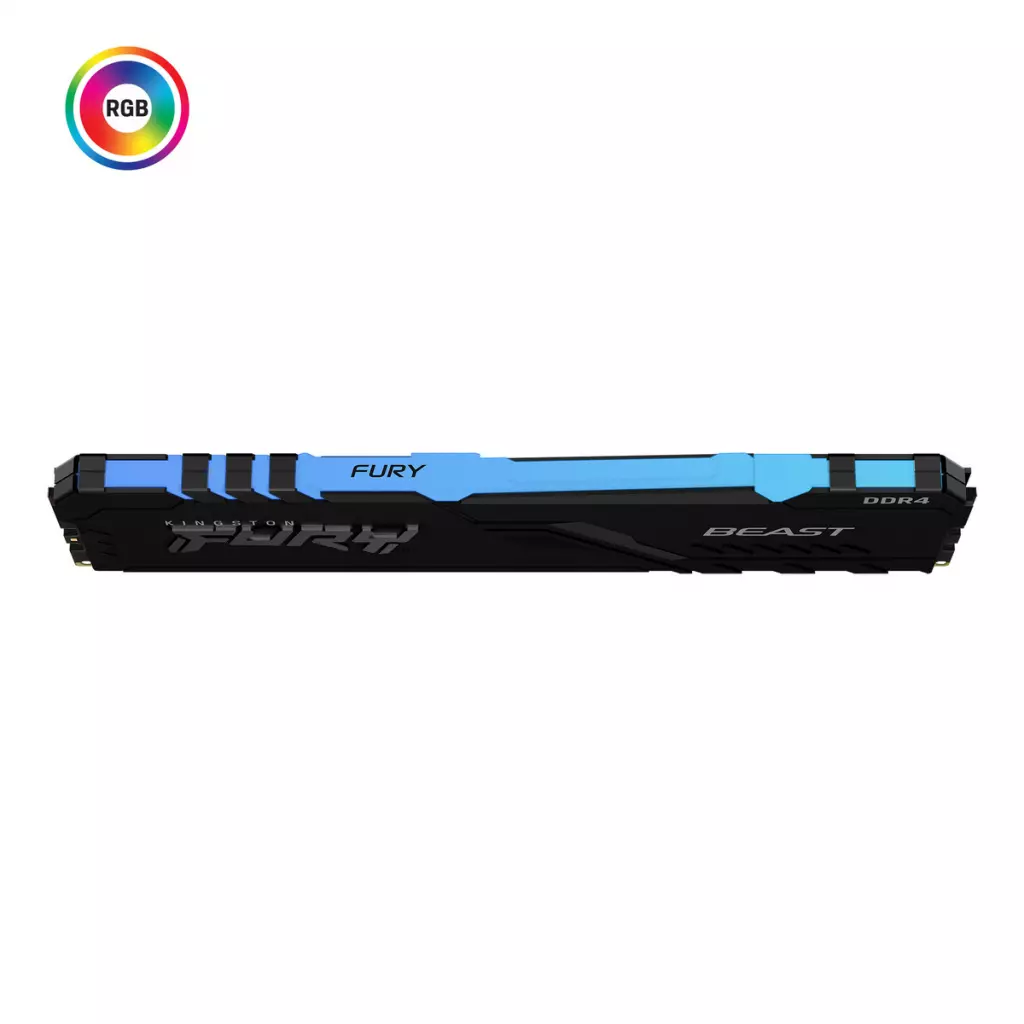Модуль памяти для компьютера DDR4 32GB 3200 MHz Fury Beast RGB Kingston Fury (ex.HyperX) (KF432C16BBA/32) - 1 Модуль памяти для компьютера DDR4 32GB 3200 MHz Fury Beast RGB Kingston Fury (ex.HyperX) (KF432C16BBA/32) - 1