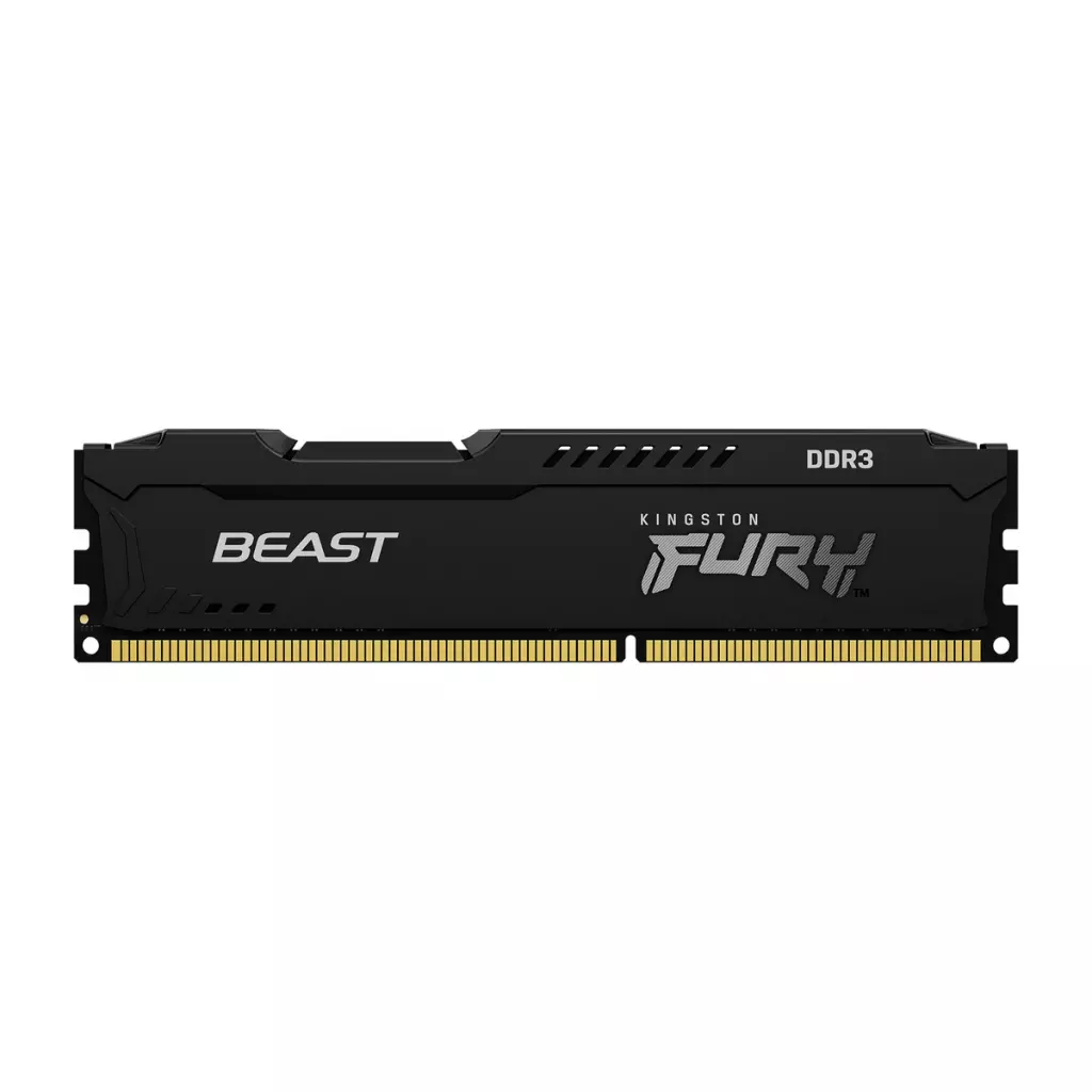 Модуль памяти для компьютера DDR3 8GB (2x4GB) 1600 MHz Fury Beast Black Kingston Fury (ex.HyperX) (KF316C10BBK2/8) - 1 Модуль памяти для компьютера DDR3 8GB (2x4GB) 1600 MHz Fury Beast Black Kingston Fury (ex.HyperX) (KF316C10BBK2/8) - 1