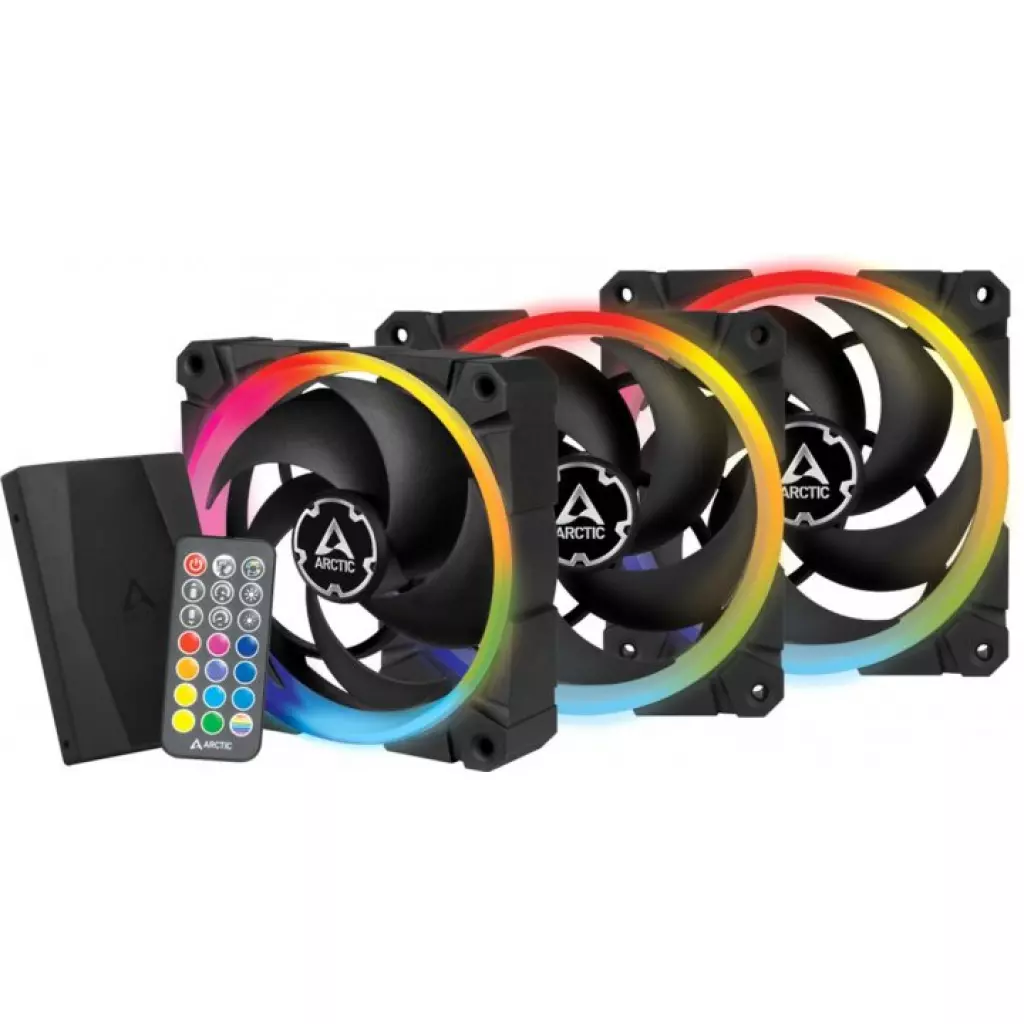 Кулер для корпуса Arctic P120 A-RGB 3x120mm ARGB (ACFAN00156A)