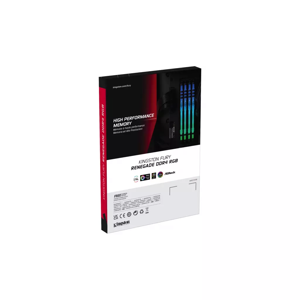 Модуль памяти для компьютера DDR4 16GB 3600 MHz Fury Renegade RGB Kingston Fury (ex.HyperX) (KF436C16RB1A/16) - 11 Модуль памяти для компьютера DDR4 16GB 3600 MHz Fury Renegade RGB Kingston Fury (ex.HyperX) (KF436C16RB1A/16) - 11