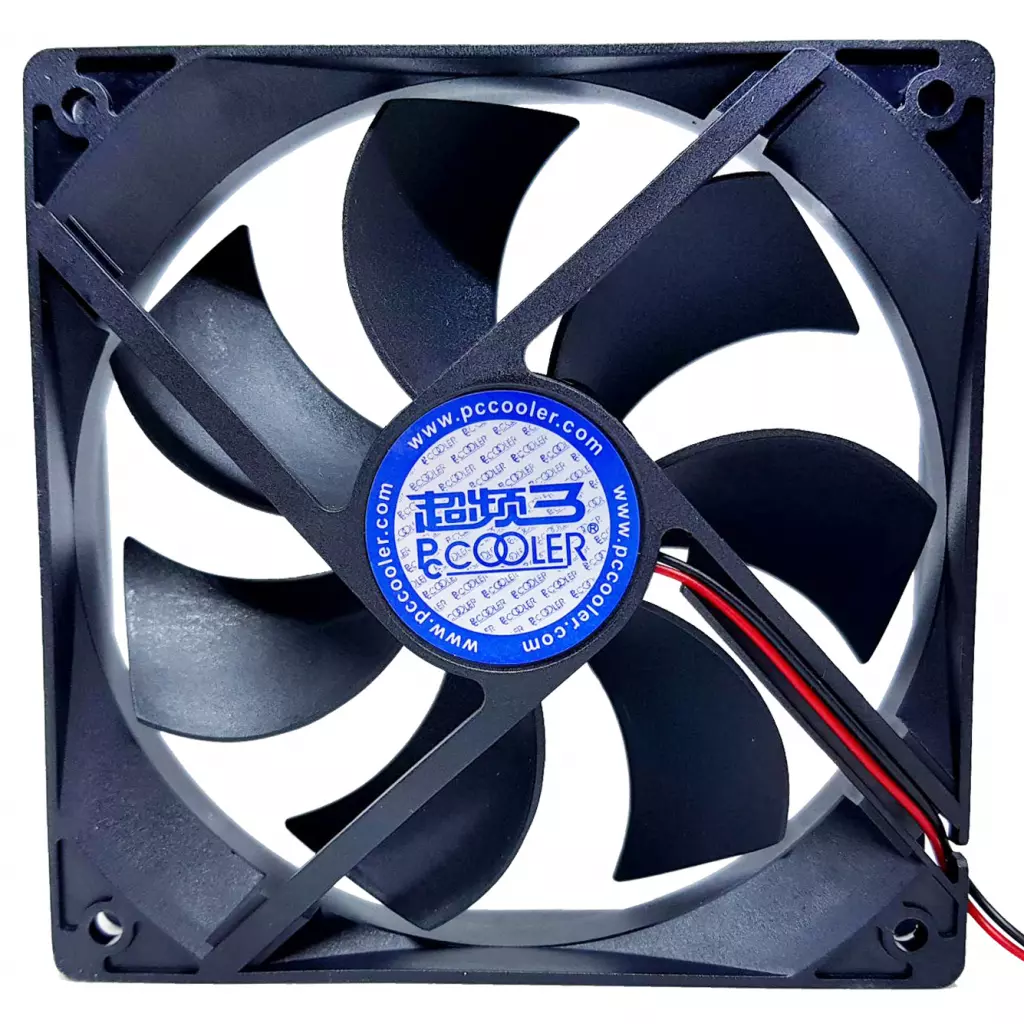 Кулер для корпуса PcСooler F122 BLACK 2Pin - 1 Кулер для корпуса PcСooler F122 BLACK 2Pin - 1