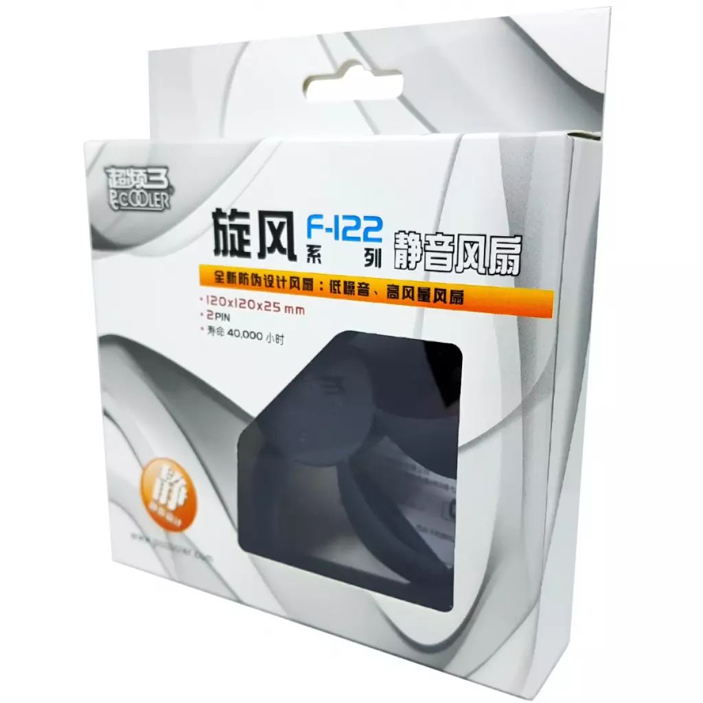 Кулер для корпуса PcСooler F122 BLACK 2Pin - 5 Кулер для корпуса PcСooler F122 BLACK 2Pin - 5