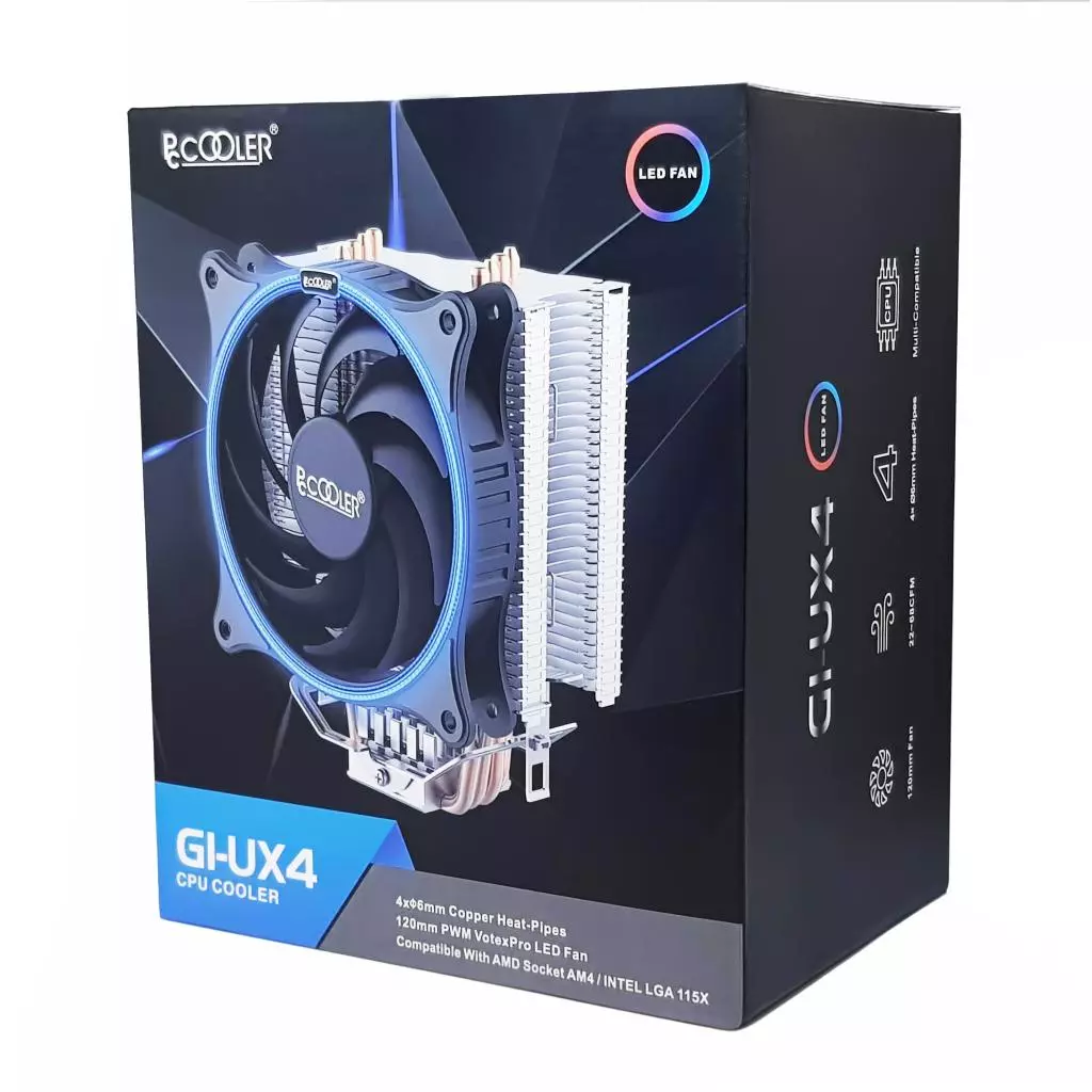 Кулер для процессора PcСooler GI-UX4 Corona B - 5 Кулер для процессора PcСooler GI-UX4 Corona B - 5