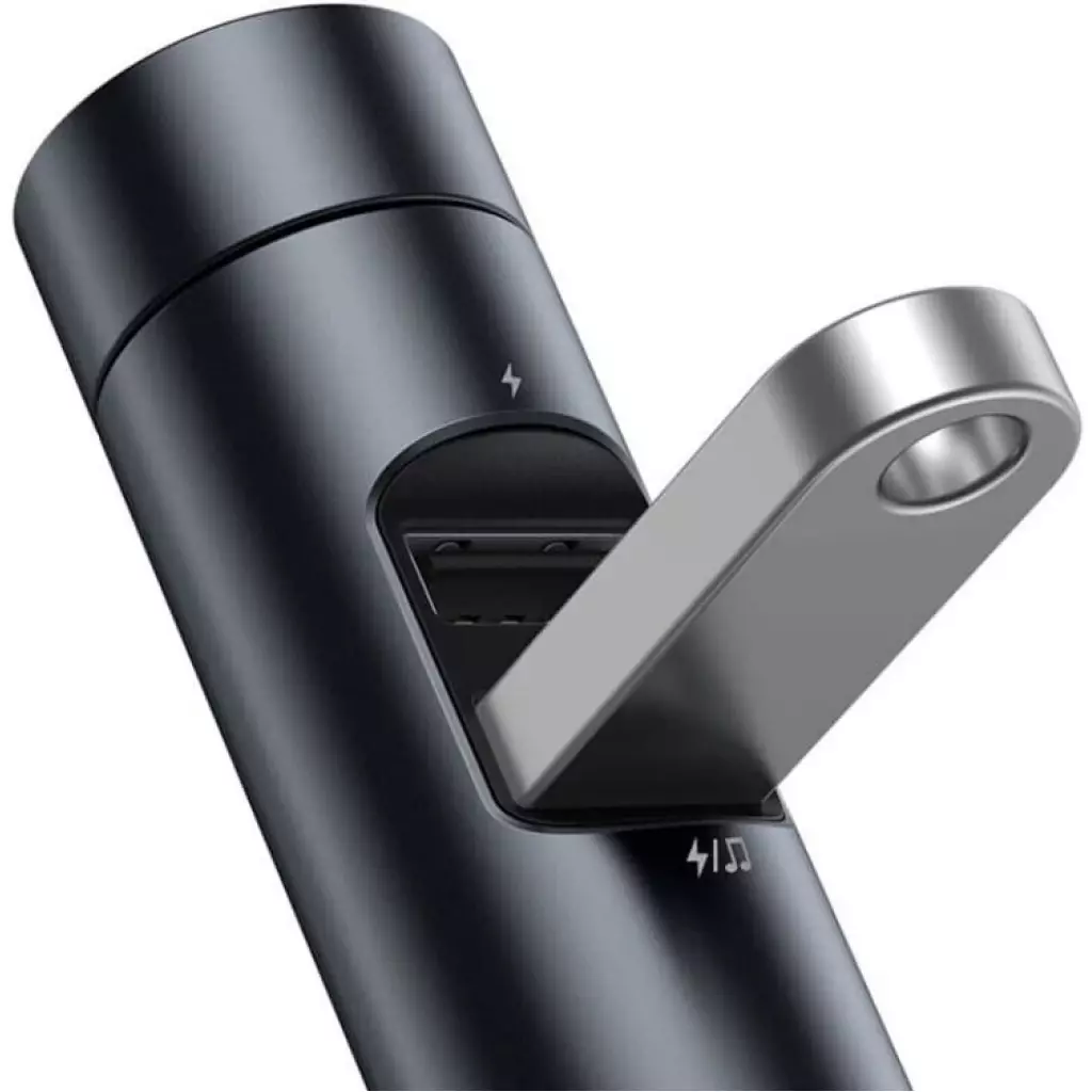 FM модулятор Baseus Energy Column MP3 Dark grey (CCNLZ-C0G) - 5 FM модулятор Baseus Energy Column MP3 Dark grey (CCNLZ-C0G) - 5