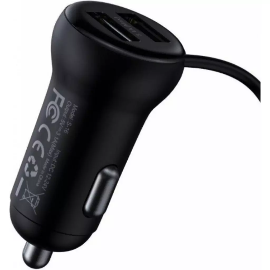 FM модулятор Baseus T typed S-16 MP3 Black (CCTM-E01) - 3 FM модулятор Baseus T typed S-16 MP3 Black (CCTM-E01) - 3