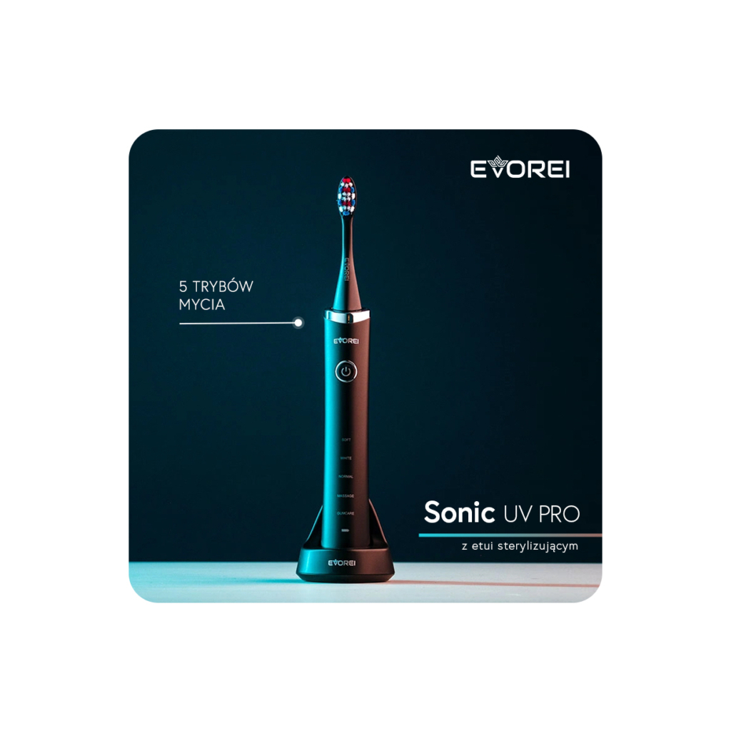 Электрическая зубная щетка Evorei SONIC UV PRO SONIC TOOTH BRUSH (592479671901) - 5 Электрическая зубная щетка Evorei SONIC UV PRO SONIC TOOTH BRUSH (592479671901) - 5