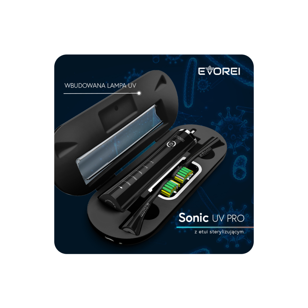 Электрическая зубная щетка Evorei SONIC UV PRO SONIC TOOTH BRUSH (592479671901) - 6 Электрическая зубная щетка Evorei SONIC UV PRO SONIC TOOTH BRUSH (592479671901) - 6