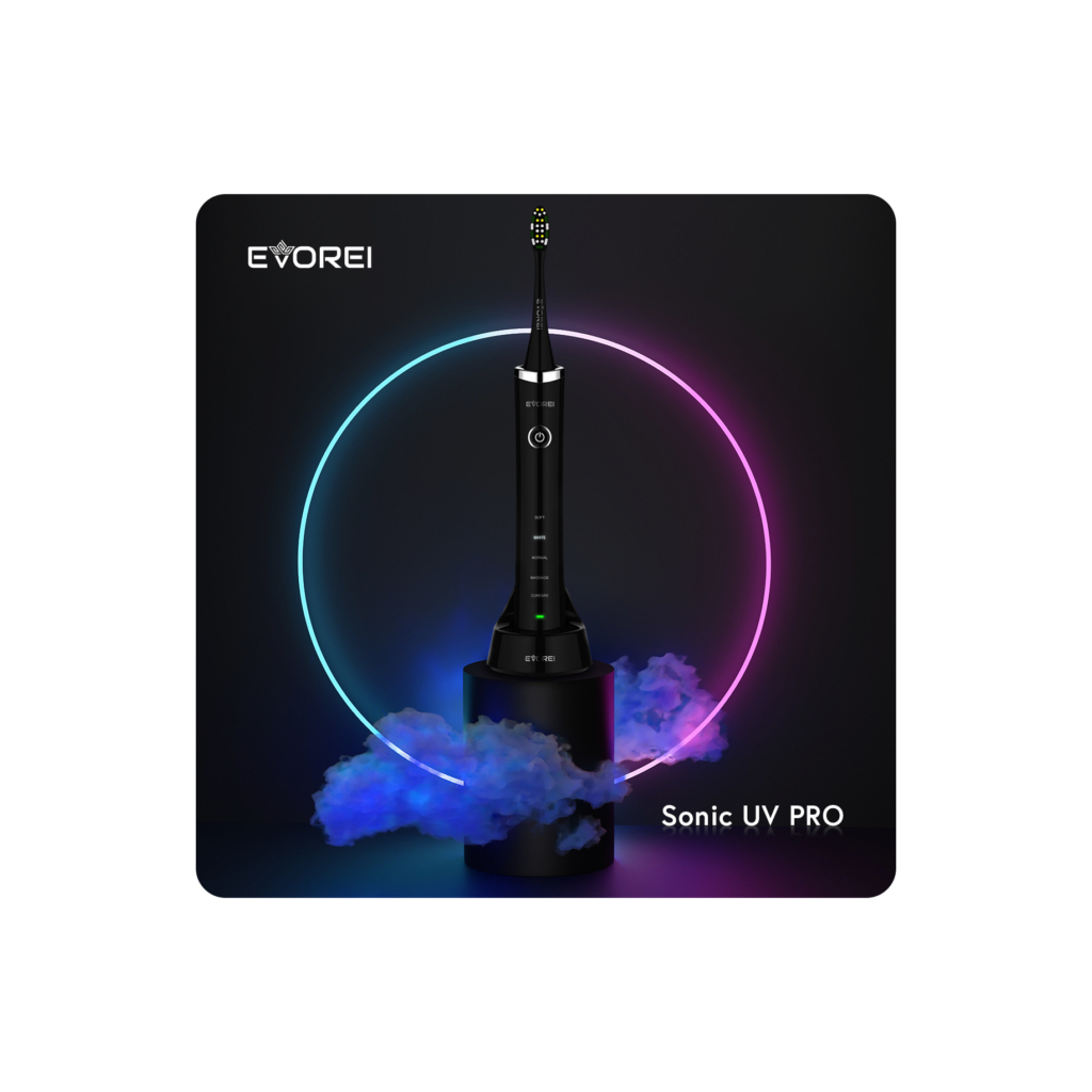 Электрическая зубная щетка Evorei SONIC UV PRO SONIC TOOTH BRUSH (592479671901) - 9 Электрическая зубная щетка Evorei SONIC UV PRO SONIC TOOTH BRUSH (592479671901) - 9