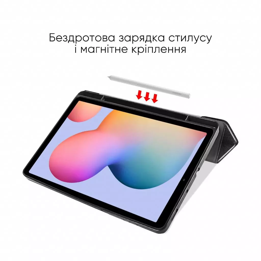 Чехол для планшета AirOn Premium SOFT Samsung Galaxy Tab S6 Lite (SM-P610/P615) + fil (4822352781057) - 4 Чехол для планшета AirOn Premium SOFT Samsung Galaxy Tab S6 Lite (SM-P610/P615) + fil (4822352781057) - 4