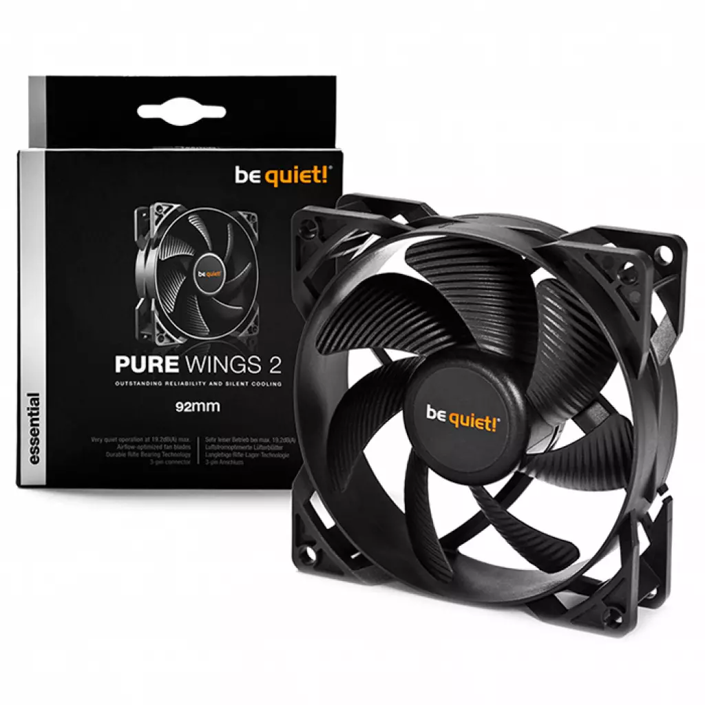 Кулер для корпуса Be quiet! Pure Wings 2 92mm (BL045) - 2 Кулер для корпуса Be quiet! Pure Wings 2 92mm (BL045) - 2