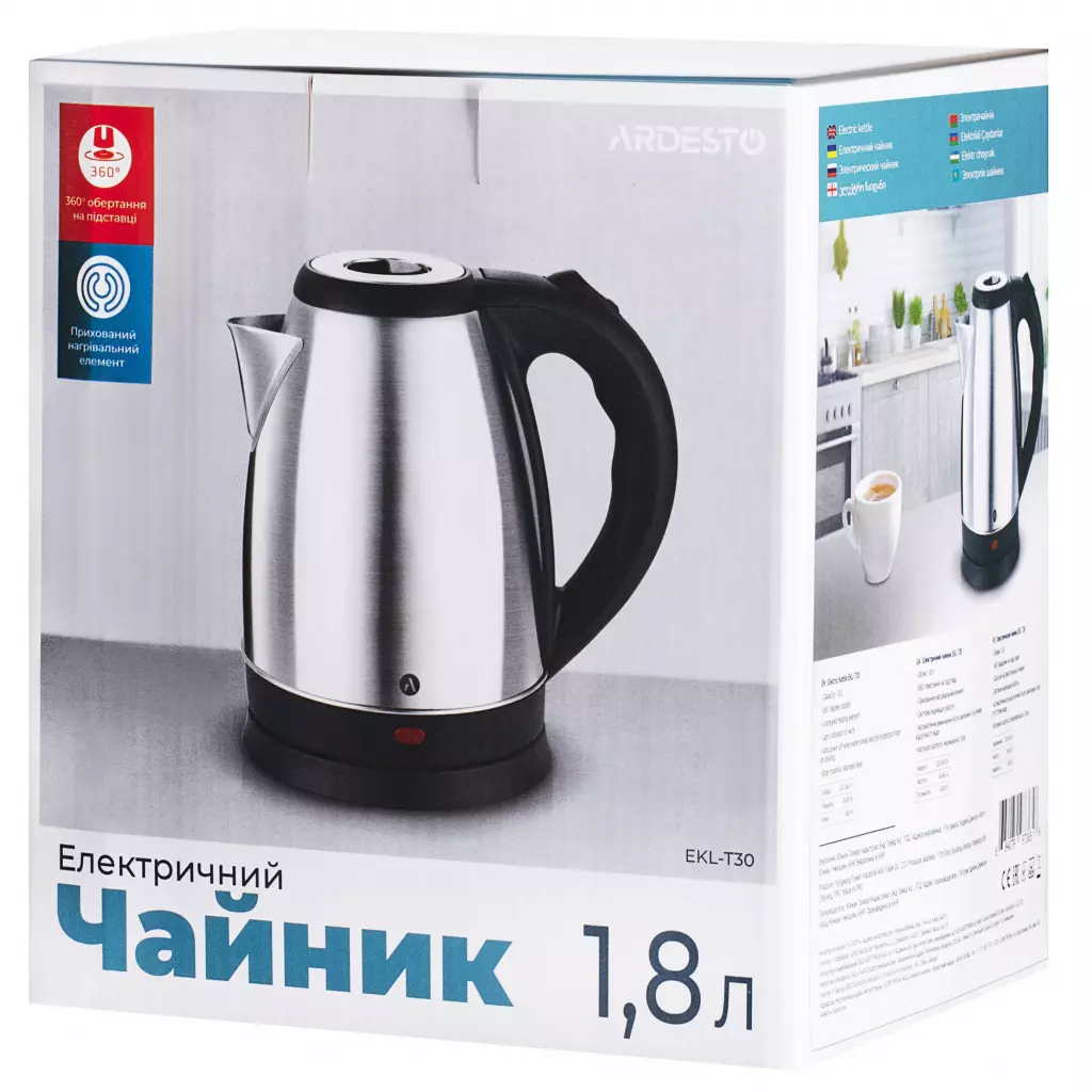 Электрочайник Ardesto EKL-T30 - 5 Электрочайник Ardesto EKL-T30 - 5