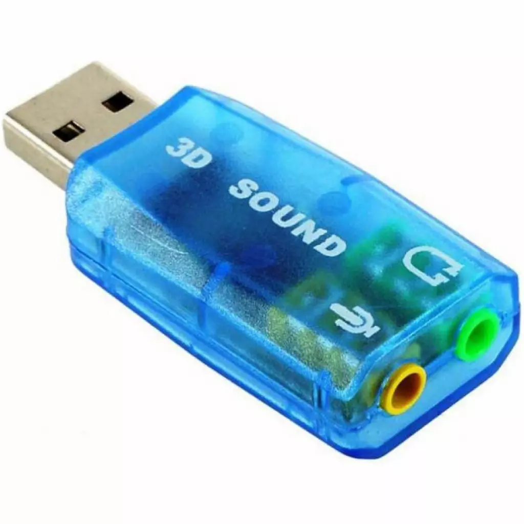 Звуковая плата Dynamode USB 6(5.1) blue (USB-SOUNDCARD2.0 blue) - 1 Звуковая плата Dynamode USB 6(5.1) blue (USB-SOUNDCARD2.0 blue) - 1