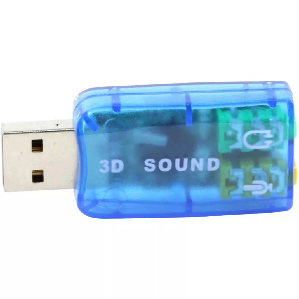 Звуковая плата Dynamode USB 6(5.1) blue (USB-SOUNDCARD2.0 blue)