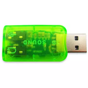 Звуковая плата Dynamode USB 6(5.1) green (USB-SOUNDCARD2.0 green)