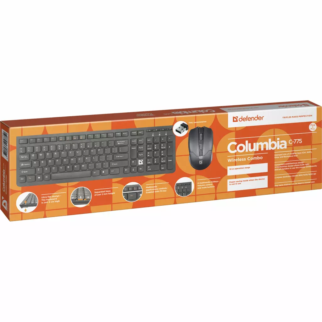 Комплект Defender Columbia C-775 Black (45775) - 3 Комплект Defender Columbia C-775 Black (45775) - 3