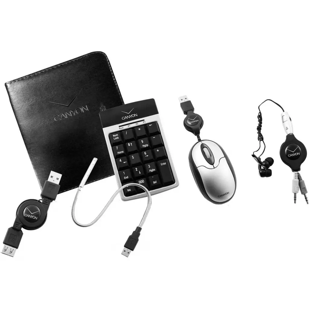 Комплект Canyon Key pad with 3 ports USB hub (CNP-NP3)
