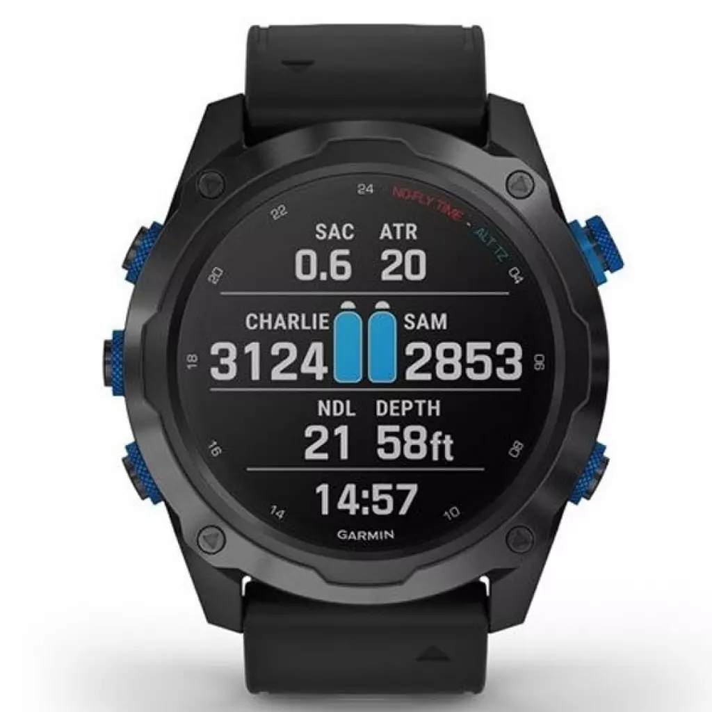 Смарт-часы Garmin Descent Mk2i, GPS Dive Computer, T1 Bund (010-02132-13) - 7 Смарт-часы Garmin Descent Mk2i, GPS Dive Computer, T1 Bund (010-02132-13) - 7