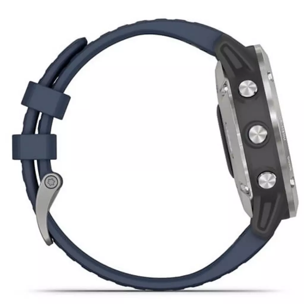 Смарт-часы Garmin quatix 6, Grey with Captain Blue Band (010-02158-91) - 3
