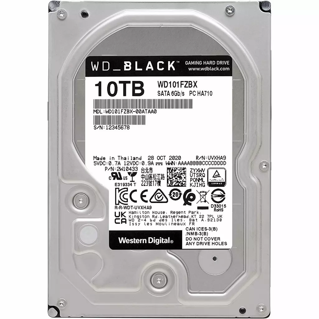 Жесткий диск 3.5" 10TB WD (WD101FZBX) - 2 Жесткий диск 3.5" 10TB WD (WD101FZBX) - 2