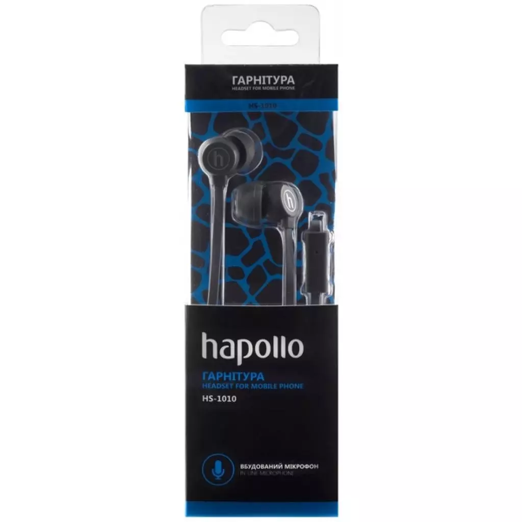 Наушники Hapollo HS-1010 Grey - 1 Наушники Hapollo HS-1010 Grey - 1