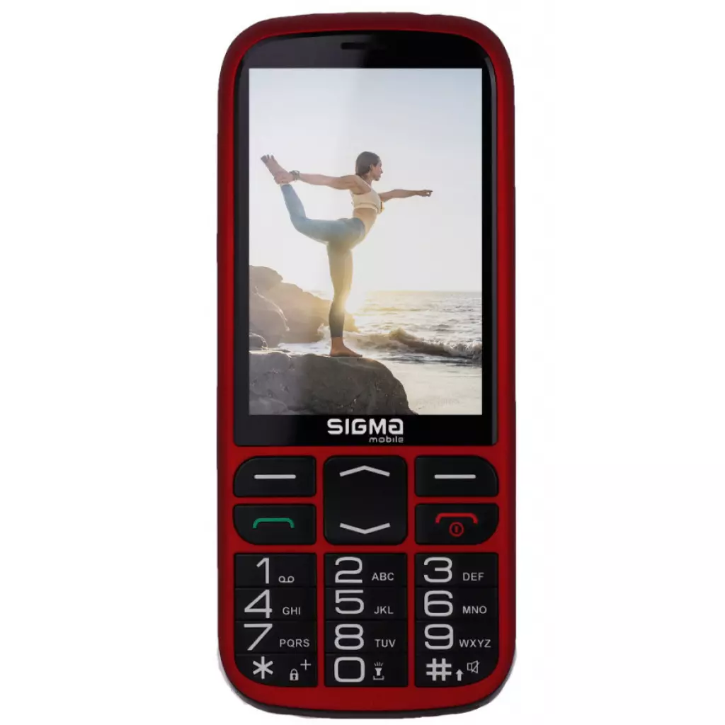 Мобильный телефон Sigma Comfort 50 Optima Red (4827798122228)
