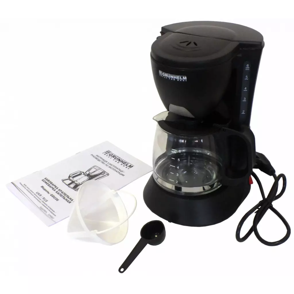 Кофеварка Grunhelm GDC06 - 5 Кофеварка Grunhelm GDC06 - 5
