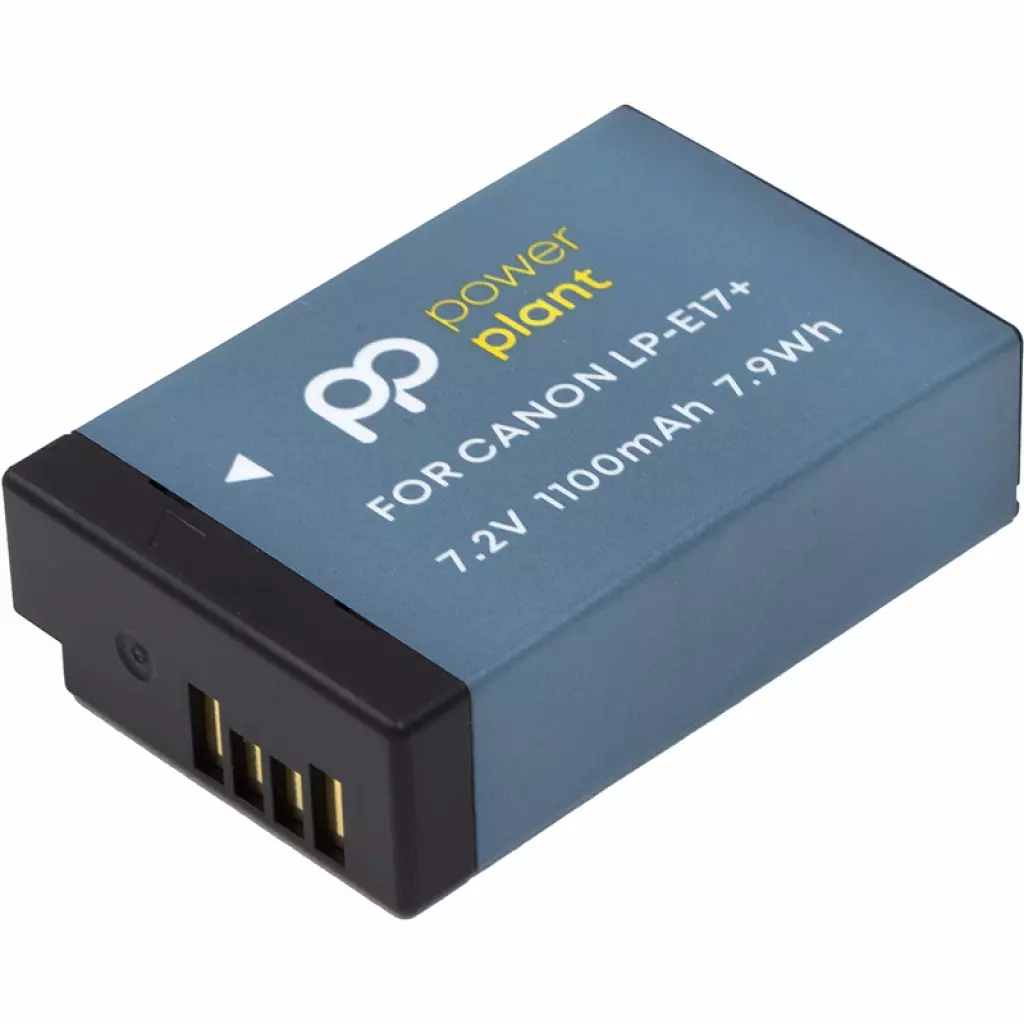 Аккумулятор к фото/видео PowerPlant Canon LP-E17+ (chip) 1100mAh (CB970476)