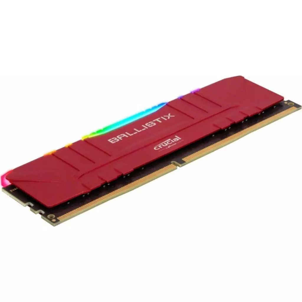Модуль памяти для компьютера DDR4 16GB 3000 MHz Ballistix Red RGB Micron (BL16G30C15U4RL) - 1 Модуль памяти для компьютера DDR4 16GB 3000 MHz Ballistix Red RGB Micron (BL16G30C15U4RL) - 1