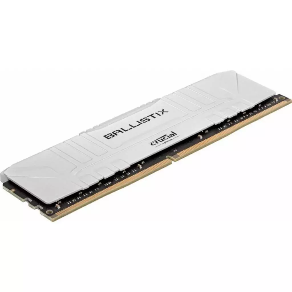 Модуль памяти для компьютера DDR4 8GB 3200 MHz Ballistix White Micron (BL8G32C16U4W) - 1 Модуль памяти для компьютера DDR4 8GB 3200 MHz Ballistix White Micron (BL8G32C16U4W) - 1