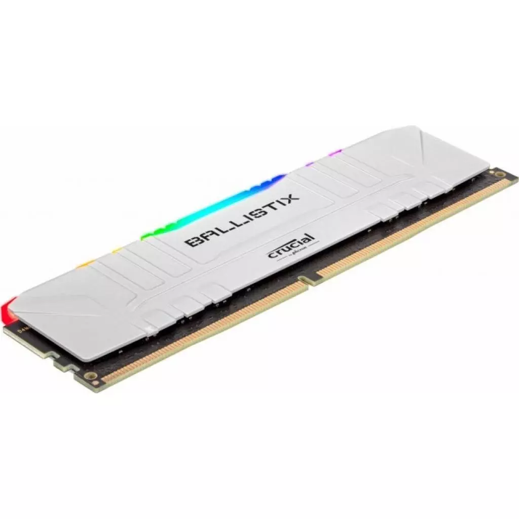 Модуль памяти для компьютера DDR4 16GB 3000 MHz Ballistix White RGB Micron (BL16G30C15U4WL) - 1 Модуль памяти для компьютера DDR4 16GB 3000 MHz Ballistix White RGB Micron (BL16G30C15U4WL) - 1