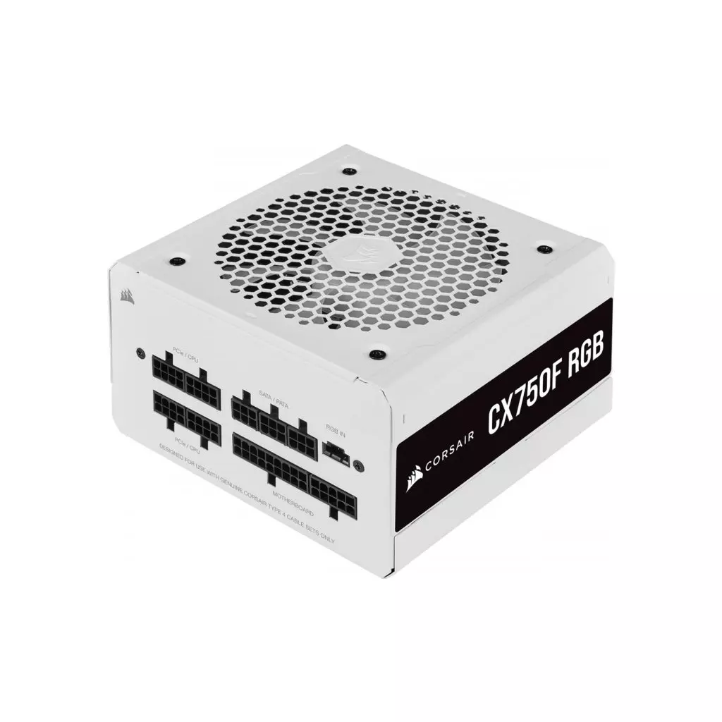 Блок питания Corsair 750W CX750F RGB White (CP-9020227-EU) - 6 Блок питания Corsair 750W CX750F RGB White (CP-9020227-EU) - 6