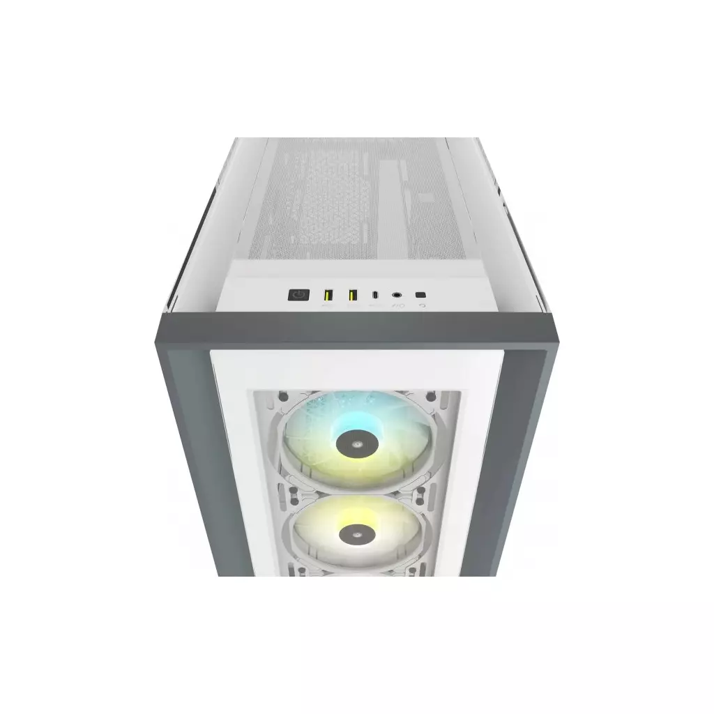 Корпус Corsair iCUE 5000X RGB Tempered Glass White (CC-9011213-WW) - 9 Корпус Corsair iCUE 5000X RGB Tempered Glass White (CC-9011213-WW) - 9