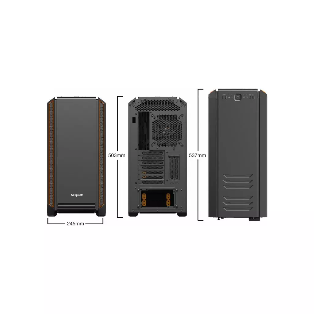 Корпус Be quiet! Silent Base 601 Window Orange (BGW25) - 8 Корпус Be quiet! Silent Base 601 Window Orange (BGW25) - 8