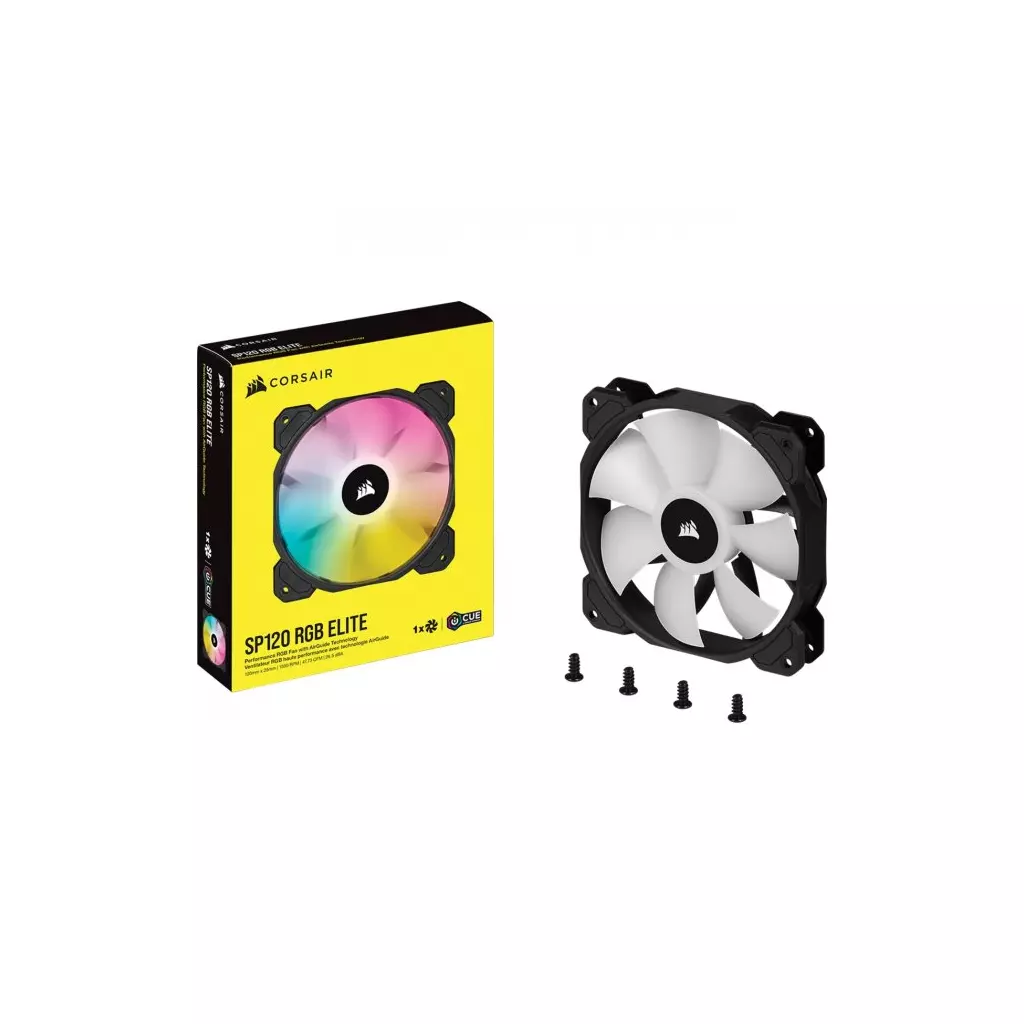 Кулер для корпуса Corsair iCUE SP120 RGB Elite Performance (CO-9050108-WW) - 4 Кулер для корпуса Corsair iCUE SP120 RGB Elite Performance (CO-9050108-WW) - 4