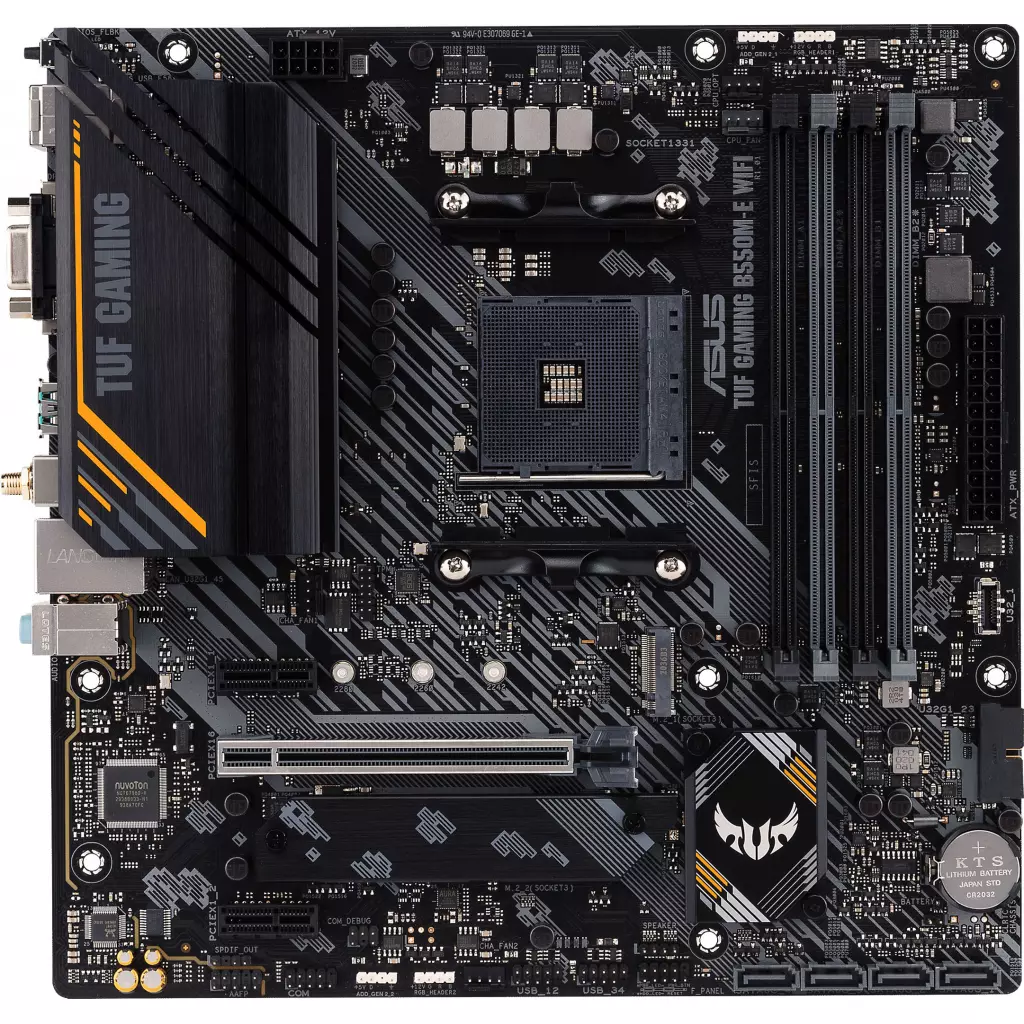Материнская плата ASUS TUF GAMING B550M-E WI-FI (TUF GAMING B550M-E WIFI) - 1 Материнская плата ASUS TUF GAMING B550M-E WI-FI (TUF GAMING B550M-E WIFI) - 1