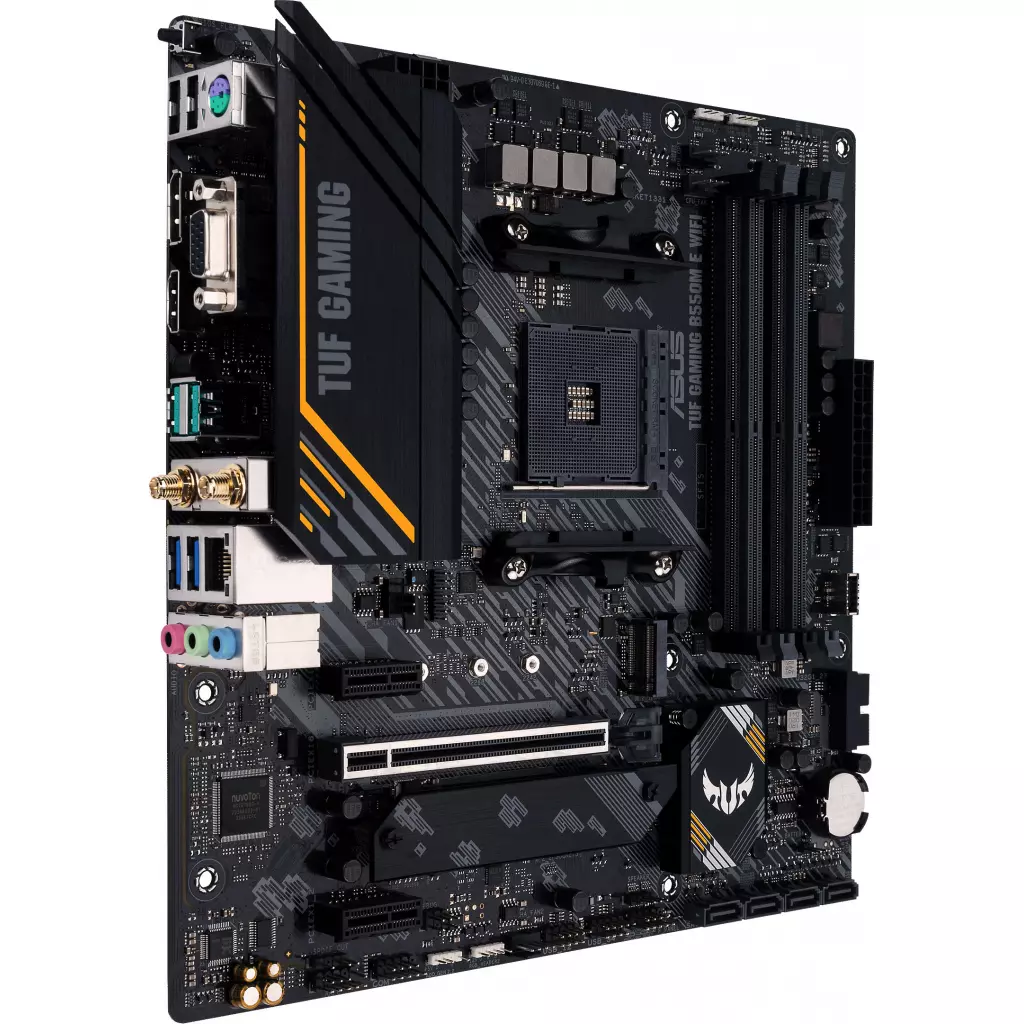 Материнская плата ASUS TUF GAMING B550M-E WI-FI (TUF GAMING B550M-E WIFI) - 2 Материнская плата ASUS TUF GAMING B550M-E WI-FI (TUF GAMING B550M-E WIFI) - 2