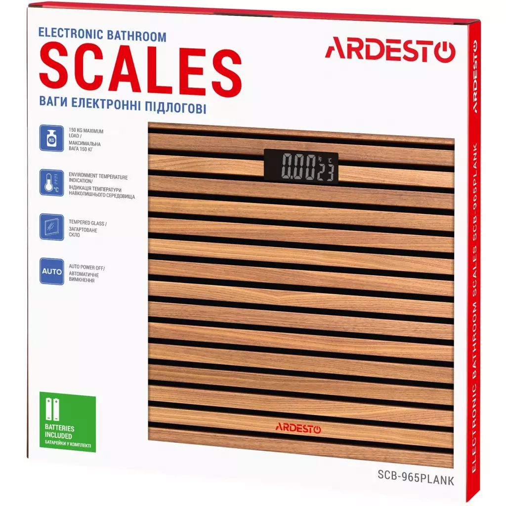 Весы напольные Ardesto SCB-965PLANK - 3 Весы напольные Ardesto SCB-965PLANK - 3