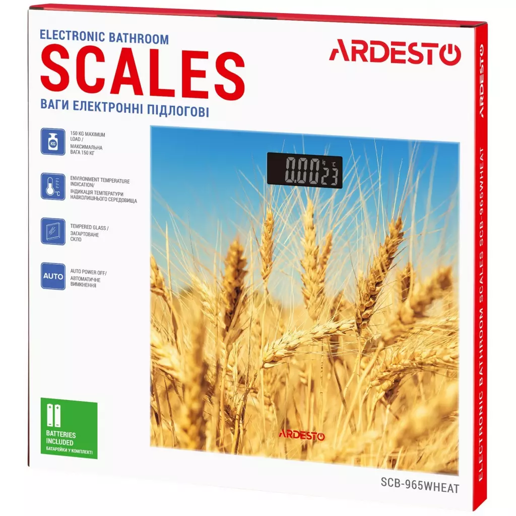 Весы напольные Ardesto SCB-965WHEAT - 3 Весы напольные Ardesto SCB-965WHEAT - 3