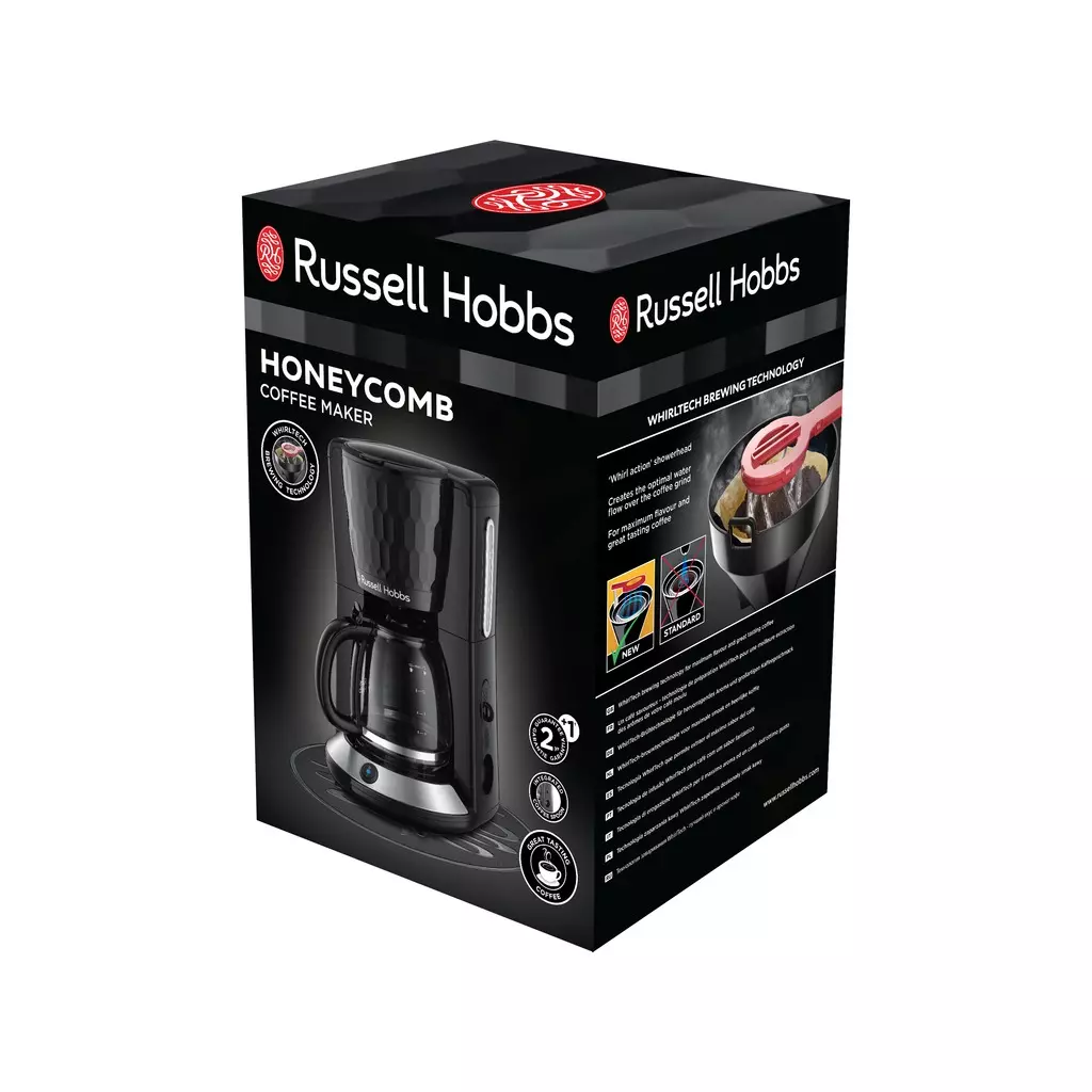 Кофеварка Russell Hobbs Hobbs 27011-56 Honeycomb Black (27011-56) - 9