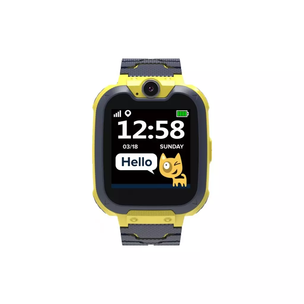 Смарт-часы Canyon CNE-KW31YB Kids smartwatch Tony, Yellow-Grey (CNE-KW31YB) - 1 Смарт-часы Canyon CNE-KW31YB Kids smartwatch Tony, Yellow-Grey (CNE-KW31YB) - 1