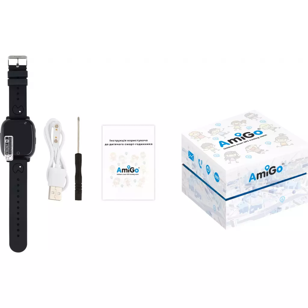 Смарт-часы Amigo GO001 iP67 Black - 10 Смарт-часы Amigo GO001 iP67 Black - 10