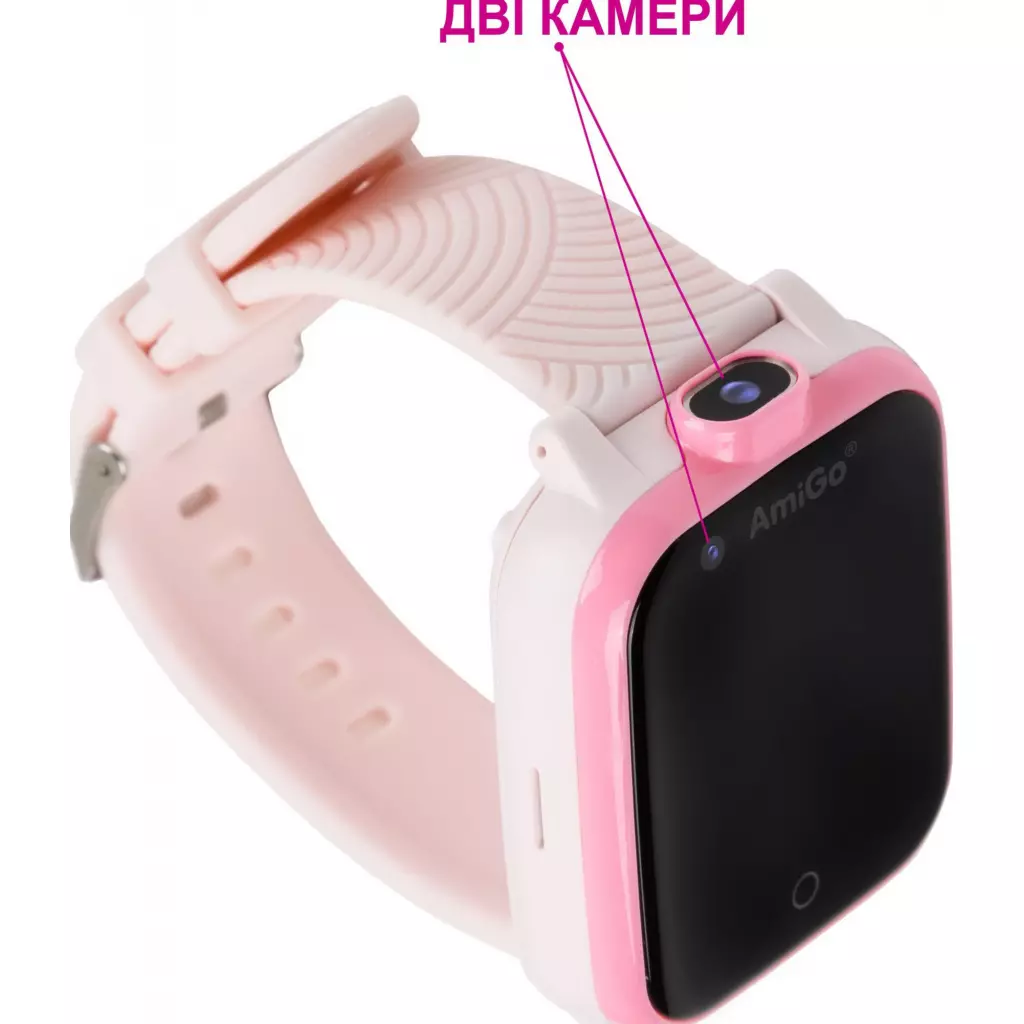 Смарт-часы Amigo GO006 GPS 4G WIFI Pink - 4 Смарт-часы Amigo GO006 GPS 4G WIFI Pink - 4