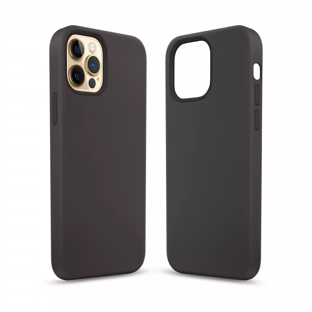 Чехол для моб. телефона MakeFuture Apple iPhone 12 Pro Max Premium Silicone Black (MCLP-AI12PMBK)