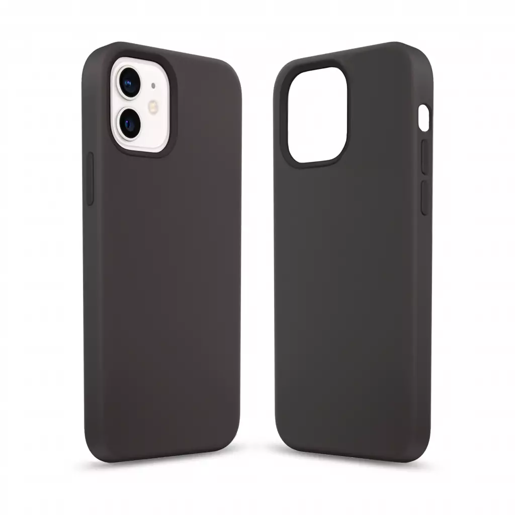 Чехол для моб. телефона MakeFuture Apple iPhone 12/12 Pro Premium Silicone Black (MCLP-AI12/12PBK)