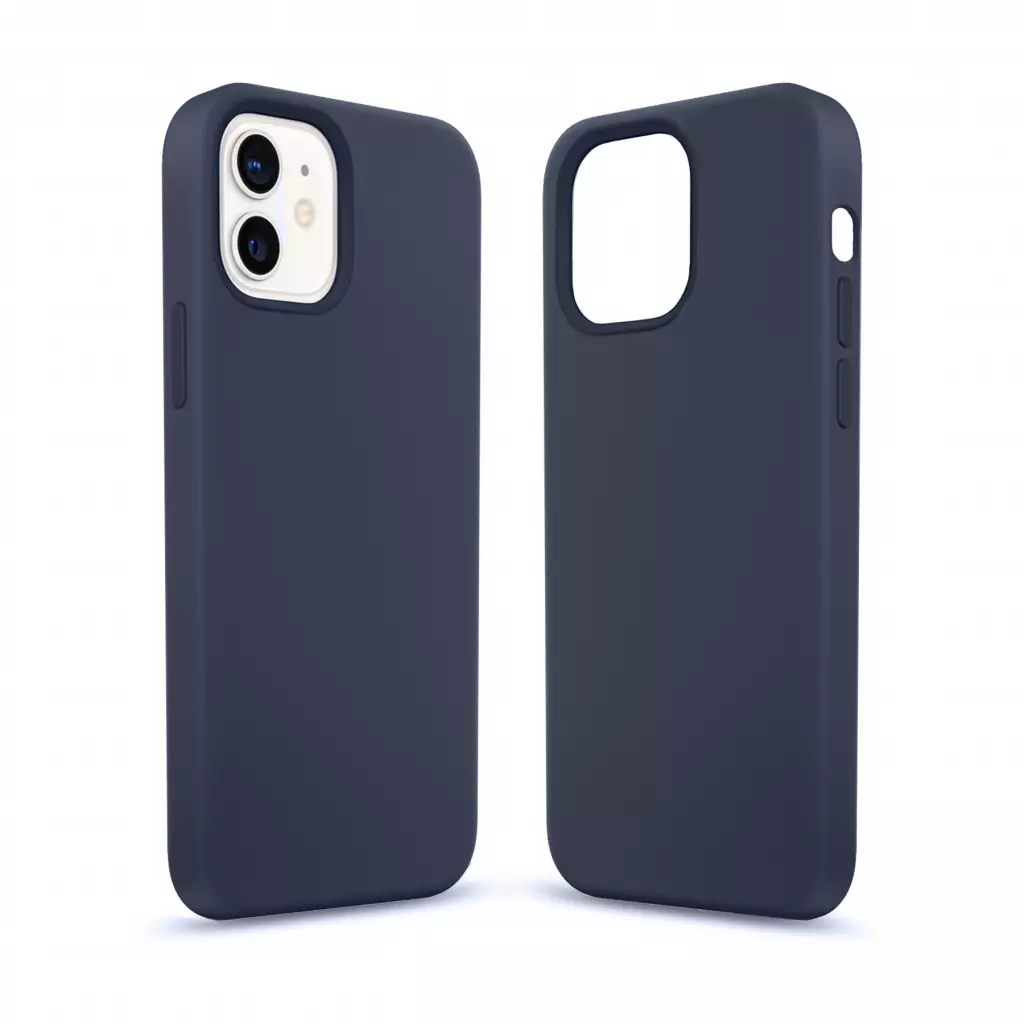 Чехол для моб. телефона MakeFuture Apple iPhone 12/12 Pro Premium Silicone Deep Navy (MCLP-AI12/12PDN)